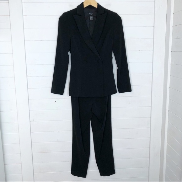 Jay Godfrey Conway Cropped Tuxedo One Piece Jumpsuit - Picture 6 of 11